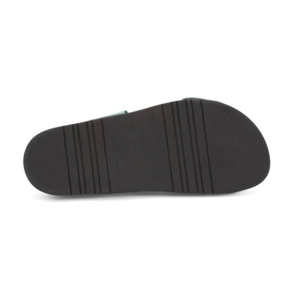 YOKONO Made In Spain Patent Leather Wrapped Footbed Sandals